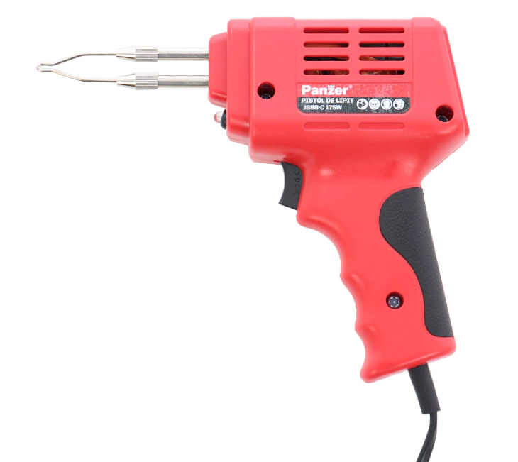 Pistol de lipit cu fludor, 175 W, cu valiza si accesorii